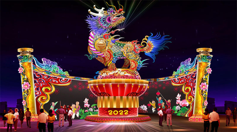 灯展效果图