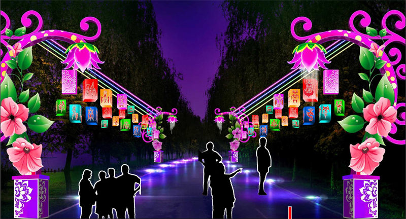 灯展效果图