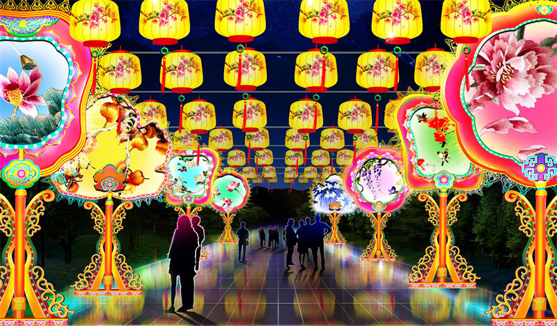 灯展效果图