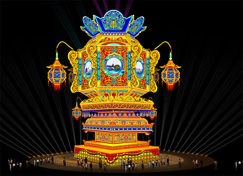 灯展效果图