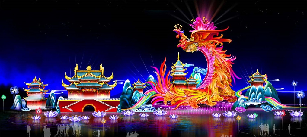 灯展效果图